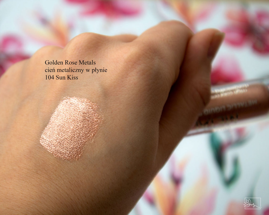 cienie metaliczne Golden Rose